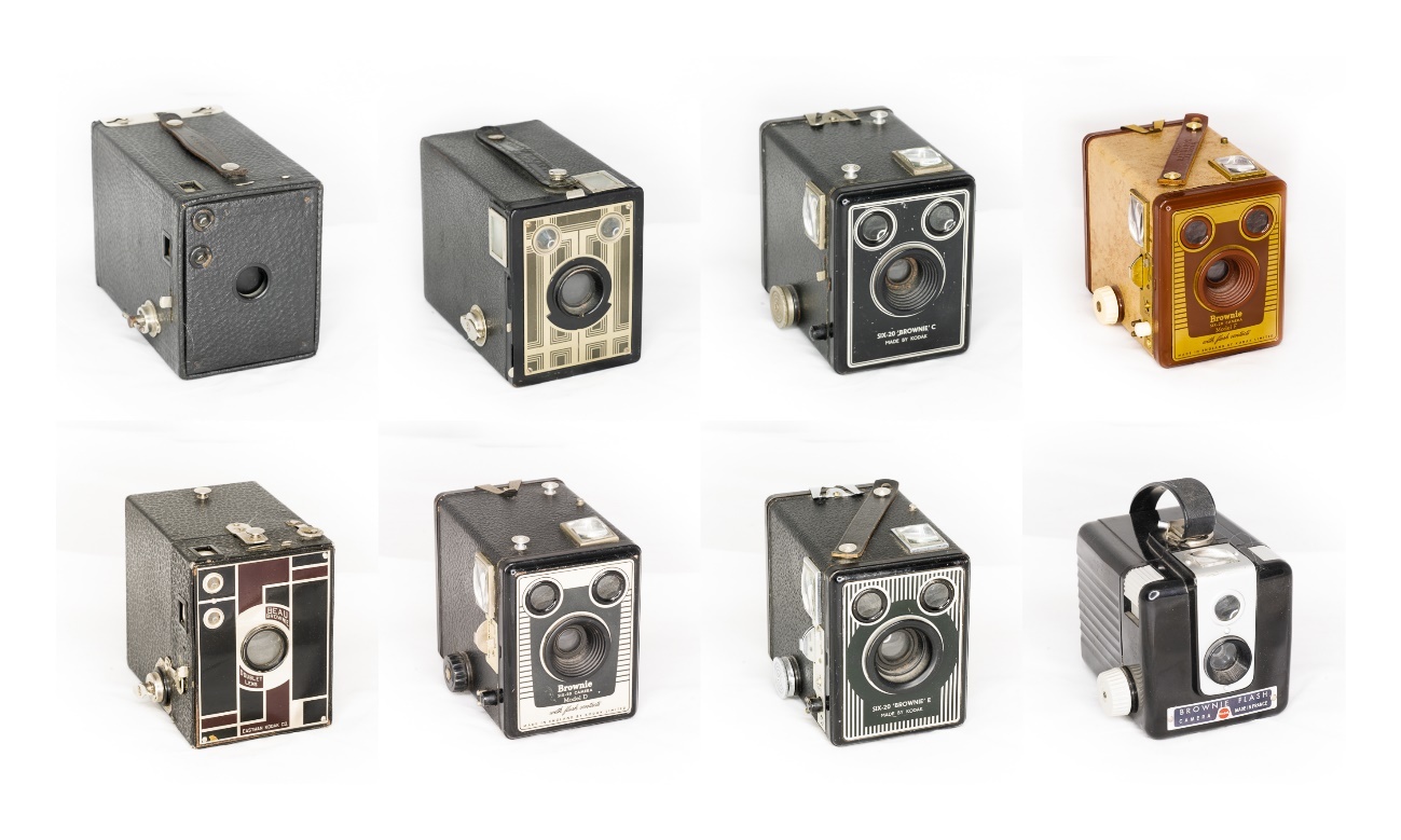 Colección de cámaras de cajón Kodak Brownie de J. J. Guisado