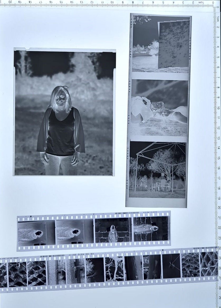 Comparativa de tamaños de negativo de 35 mm, formato medio y gran formato